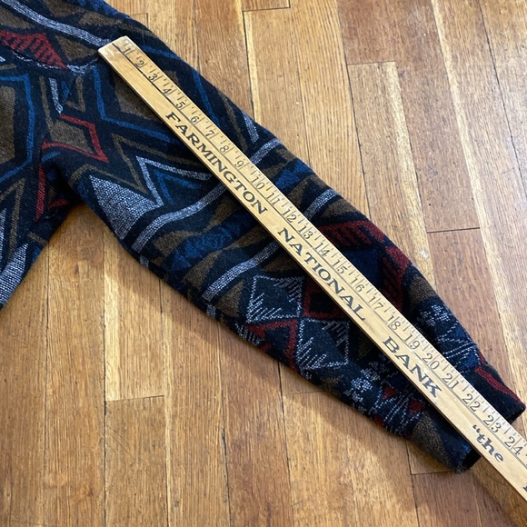 Forever 21 Tribal Style Jacket Men’s Size Medium Button Front Aztec Pattern - Picture 13 of 15
